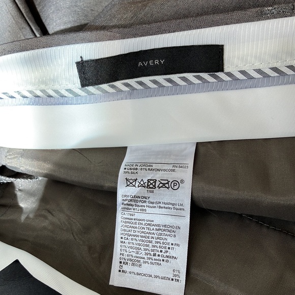 New! Lightweight BR Avery Silk/Rayon Cropped Pants size 12 - Picture 7 of 7